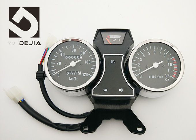 Schwärzen Sie 12 Volt-Motorrad-Digital-Geschwindigkeitsmesser für Anzeige der Tankanzeige-90-A